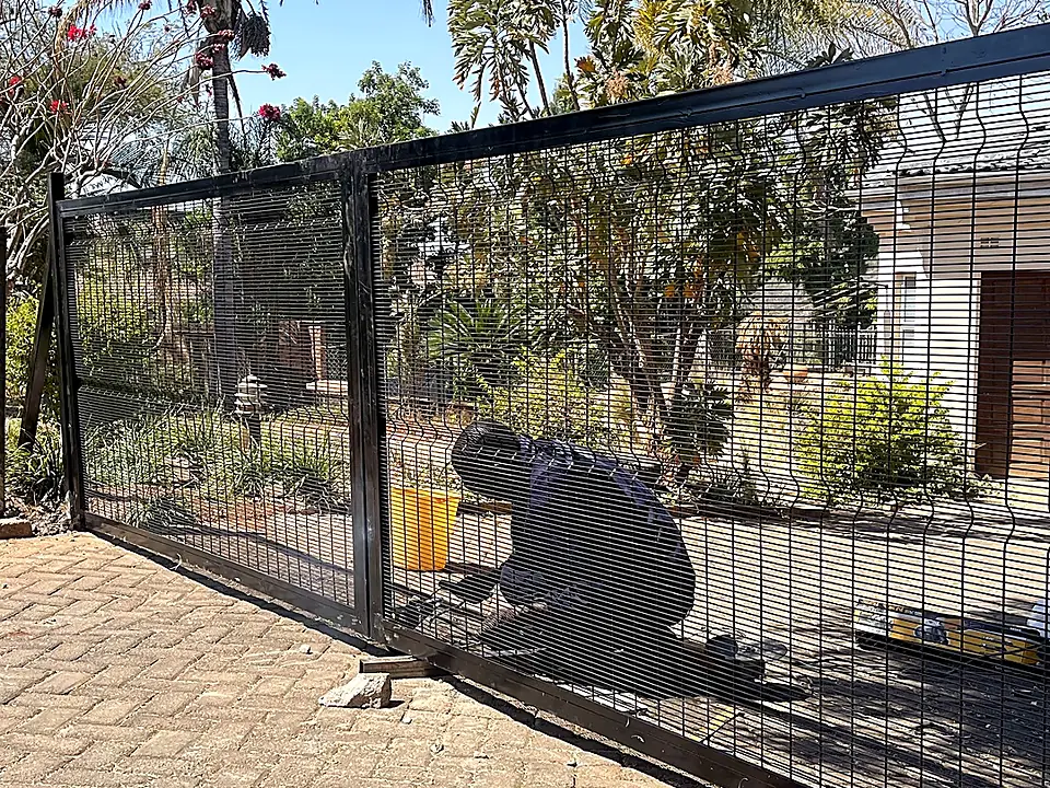 Sliding gate installed by CSO in Borrowdale Brooke, Harare