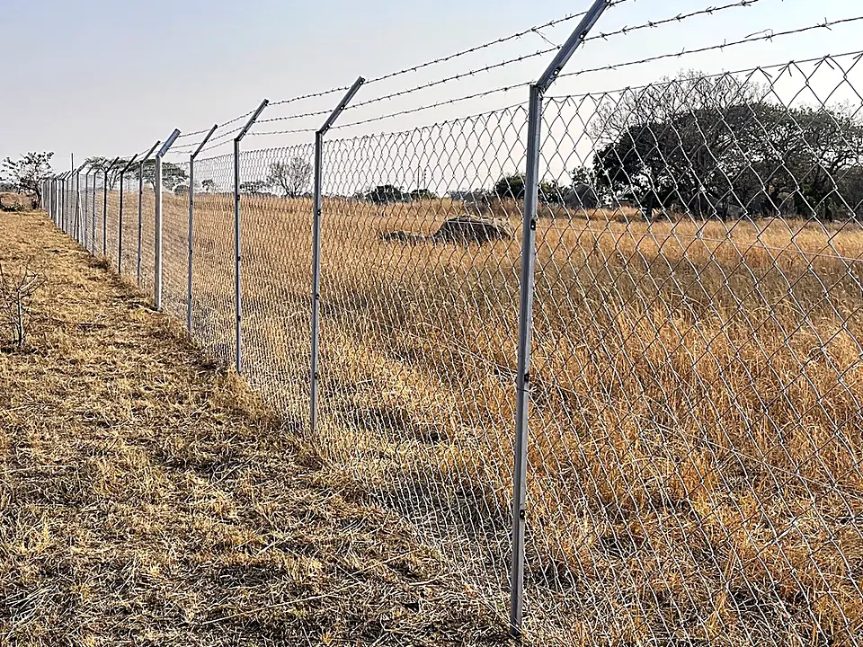 Diamond mesh fencing installed by CSO in Mabhauwa